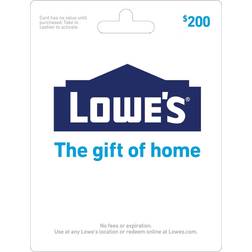 Lowe's Gift Card 200 USD