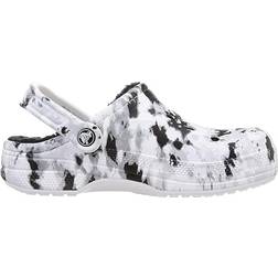 Crocs Baya Printed Lined Clog - White/Grey