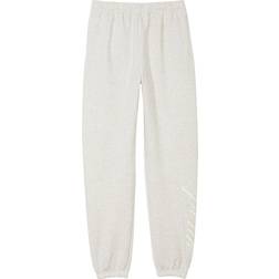 PINK Ivy Fleece High Waist Sweatpants - Heather Oatmeal Beige