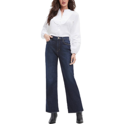 Guess Eco High Rise Wide Leg Jeans - Blue