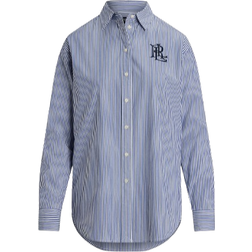 Ralph Lauren Relaxed Fit Striped Stretch Shirt - Blue/White