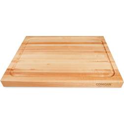 CONSDAN Butcher Block Hard Maple Edge Grain Chopping Board 16"