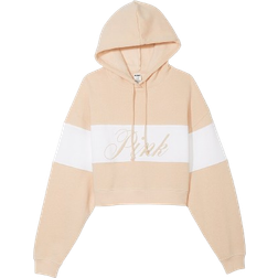 PINK Ivy Fleece Cropped Hoodie - Canvas