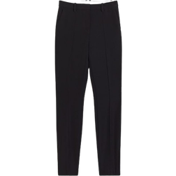 H&M Slit-Hem Trousers - Black