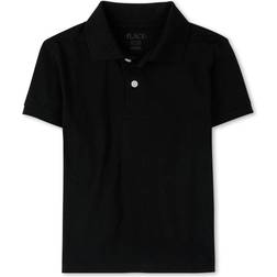 The Children's Place Kid's Uniform Soft Jersey Polo - Black (3009865-01)