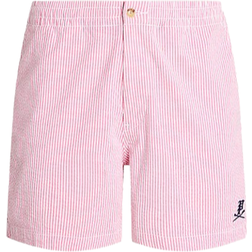 Polo Ralph Lauren 6 Inch Polo Prepster Seersucker Short - Pink Seersucker