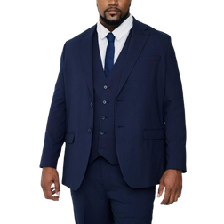 boohooMAN Regular Fit Suit Jacket Plus Size - Navy