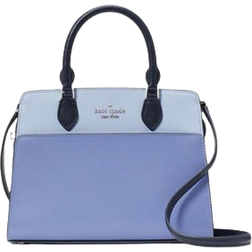 Kate Spade Madison Colorblock Saffiano Leather Small Satchel - Evening Blue Iris Multi