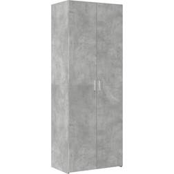 vidaXL 3281423 Concrete Grey Skjenk 70x185cm