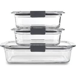 Rubbermaid Brilliance Food Container 3pcs