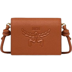 MCM Himmel Crossbody Wallet - Cognac