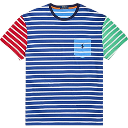 Polo Ralph Lauren Classic Fit Striped Jersey T-shirt - Beach Royal Multi