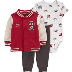 Carter's Baby Little Jacket Set 3-piece - Red (V_1R527110)