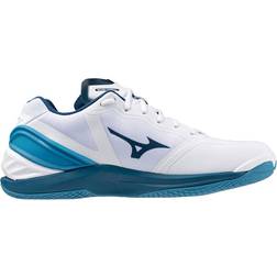 Mizuno Wave Stealth Neo - White/Silver/Sailor Blue