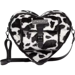 Dr. Martens Cow Print Heart Bag - Black/White