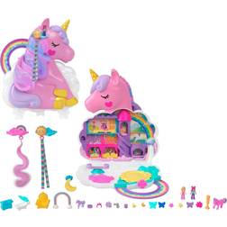 Mattel Polly Pocket Mini Rainbow Unicorn Salon