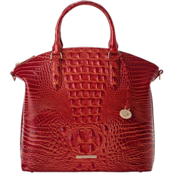 Brahmin Large Duxbury Satchel - Radiant Red Melbourne