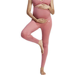 Adidas Yoga 7/8 Maternity Leggings Pink Strata (HR5404)