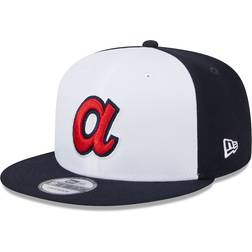 New Era Atlanta Braves White 2024 Batting Practice 9FIFTY Snapback Hat