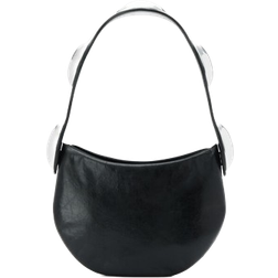 Alexander Wang Dome Multi Carry Bag in Crackle Patent - Black