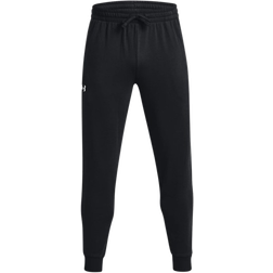 Under Armour Men's Rival Fleece Joggers - Black/White