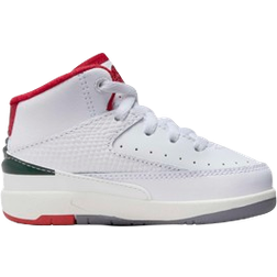 Nike Jordan 2 Retro TD - White/Fir/Sail/Fire Red
