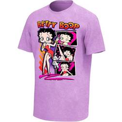 Philcos Betty Boop Washed Graphic T-shirt - Purple