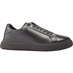 Calvin Klein Leather Trainers M - Black