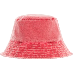 Mango Frayed Bucket Hat - Red