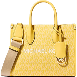 Michael Kors Mirella Small Signature Logo Crossbody Bag - Golden Yellow