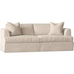 Wayfair Custom Upholstery Lucia Bihar Natural Sofa 92.5" 2 Seater