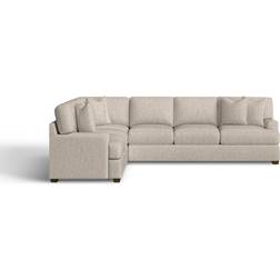 Wayfair Custom Upholstery Emilio Pearl Sofa 125" 2pcs 5 Seater