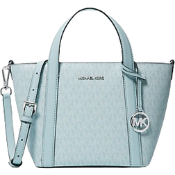 Michael Kors Pratt Small Signature Logo Tote Bag - Vista Blue