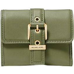 Michael Kors Colby Small Leather Tri-Fold Wallet - Smokey Olive