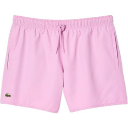 Lacoste Men's Swim Trunks - Pink/Green