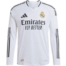 Adidas Men Real Madrid 24/25 Long Sleeve Home Authentic Jersey