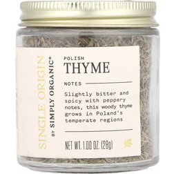 Simply Organic Single Origin Polish Thyme 1oz 1pack