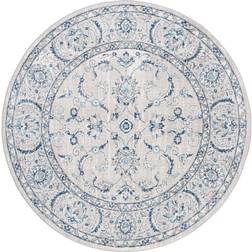 Bungalow Rose Llana Oriental Blue, Gray 60"