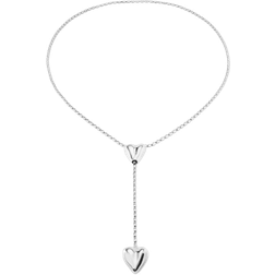 UNOde50 Chain with Two Hearts - Silver
