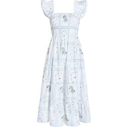 Hill House Home The Ellie Nap Dress - White Floral Patchwork