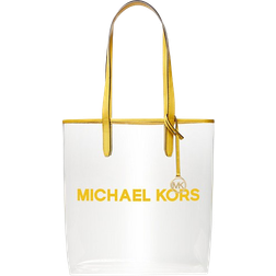 Michael Kors The Michael Large Clear Vinyl Tote Bag - Golden Yellow