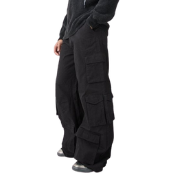 boohooMAN Extreme Baggy Rigid Multi Cargo Pocket Pants - Black