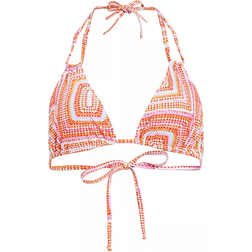 AllSaints Erica Halterneck String Bikini Top - Luisa Orange
