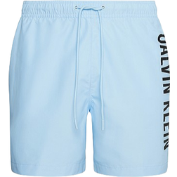 Calvin Klein Medium Drawstring Swim Shorts - Powder Aqua