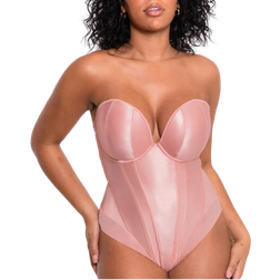 Scantilly Classique Plunge Strapless Padded Body - Powdery Pink