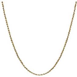 Private Label Rope Chain Necklace - Gold