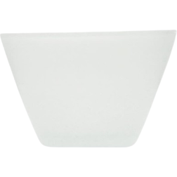 Memento Glass White Solid Serving Bowl 9.5" 0.77gal