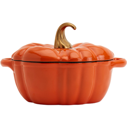 Smith & Clark Pumpkin Figural with lid 0.5 gal