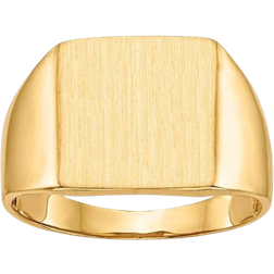 Bagatela Open Back Signet Ring - Gold