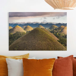 Klebefieber Chocolate Hills Landscape Green Bild 30x20cm